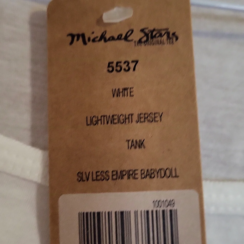 Michael Stars Lightweight Sleeveless Jersey Tank Empire Waist Babydoll Dress NWT - Picture 4 of 5